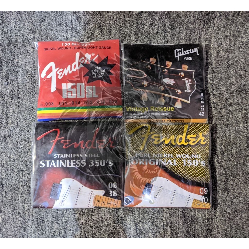 senar gitar 1 set fender ,gibson