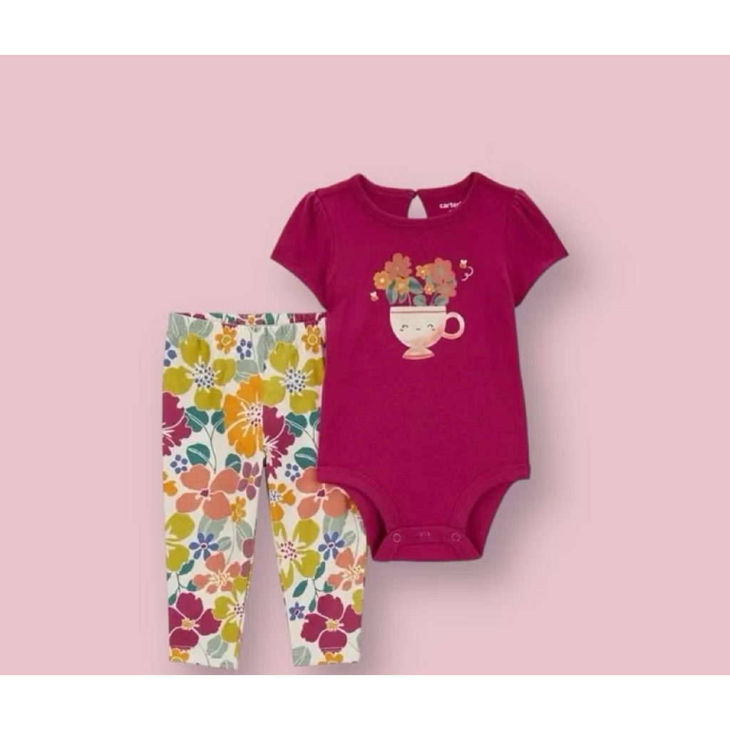 Carter’s Set Jumper Flowers