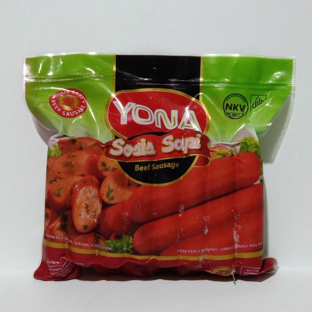 

YONA Sosis Sapi Merah 450gr isi 15 pcs