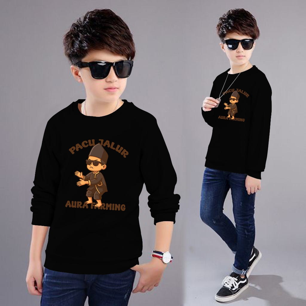 Kaos Pacu Jalur viral Kaos aura farming baju anak pacu jalur aura farming