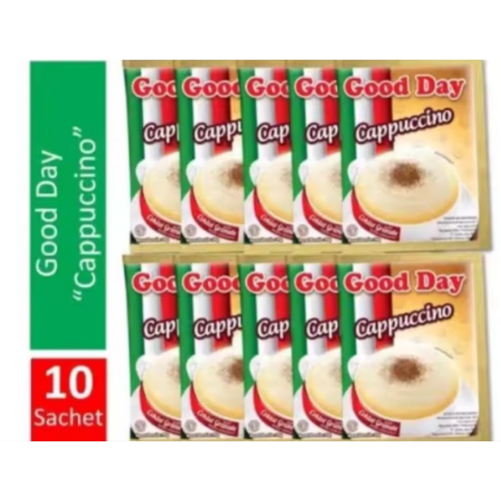

good day capuccino 25gram 1 renceng 10 pcs