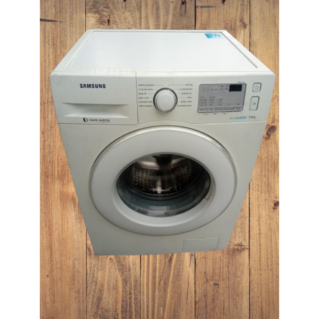 mesin cuci front loading samsung ecco buble 7,5kg