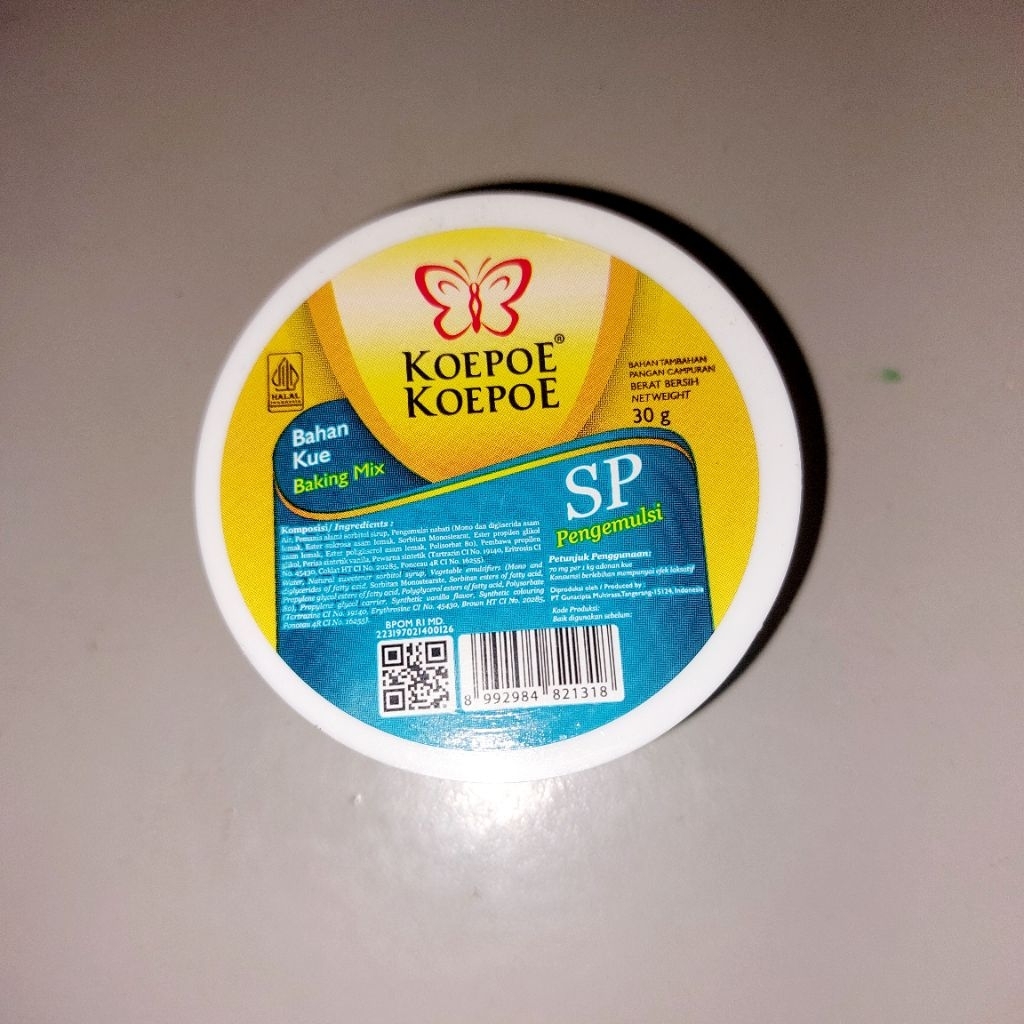

Koepoe Koepoe SP Pengemulsi 30 gr baking mix