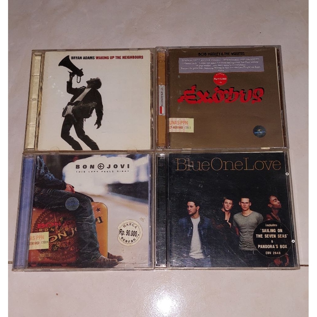 cd BRYAN ADAMS-Waking Up The Neighbours (1) / BOB MARLEY-Exodus (2 CD) / BON JOVI-This Left Feels Ri
