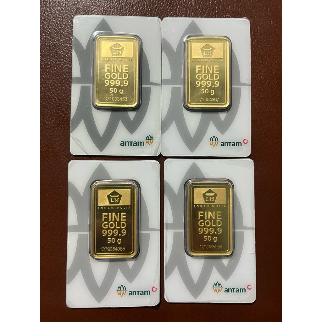 Emas antam 50 gram 4pcs