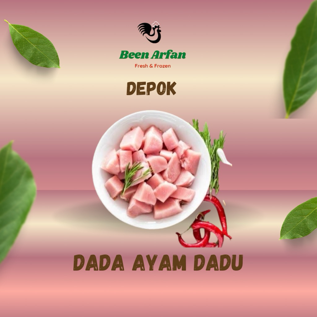 

Dada Ayam Fillet Potong Dadu ( 1 Kg )