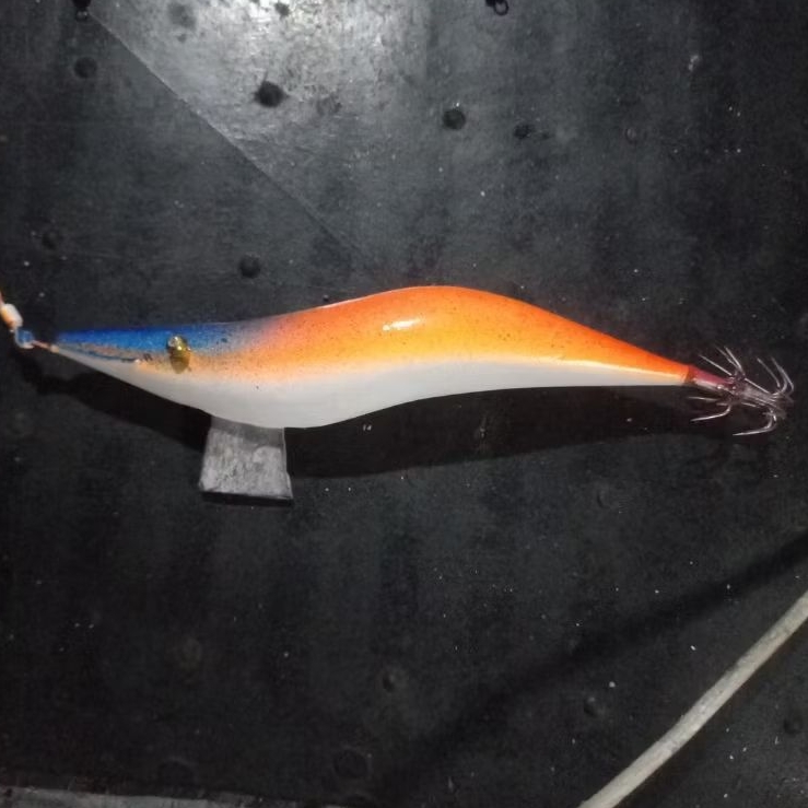 umpan pancing cumi EGI kayu bintaos super original ukuran 13cm