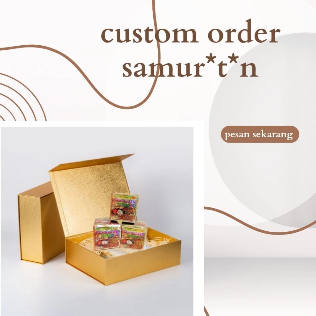 

kotak kemasan warna gold