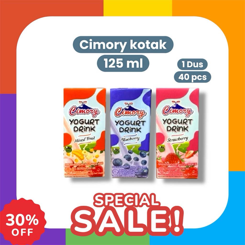 

Cimory Yogurt Drink 125 ml 1 dus isi 40 pcs