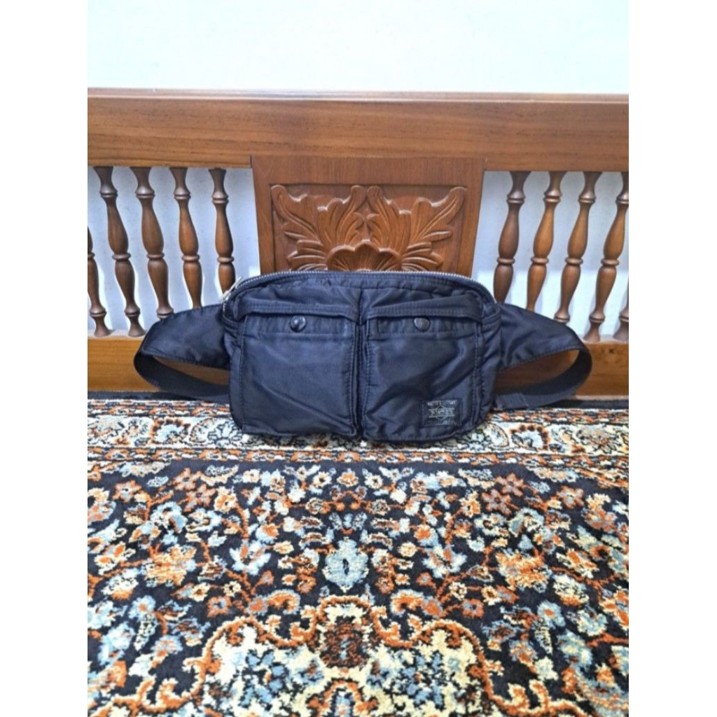 Tas waist bag porter warna hitam