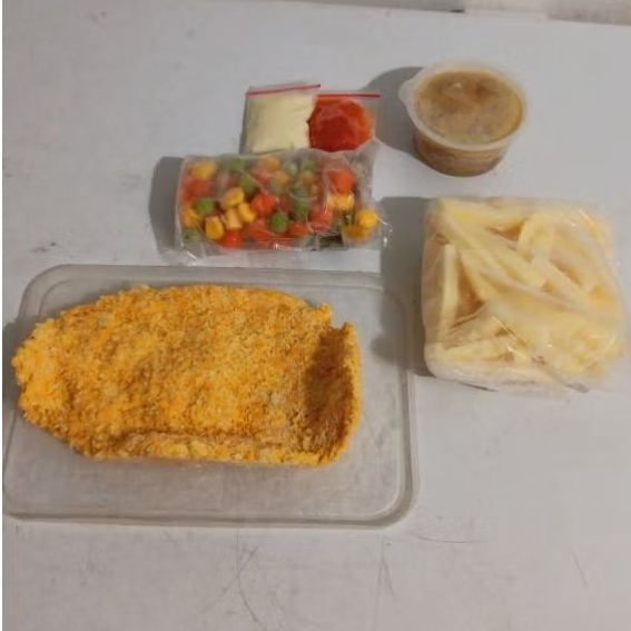 

[ READY KIRIM INSTAN ] Chicken Katsu FROZEN + Kentang + Saos