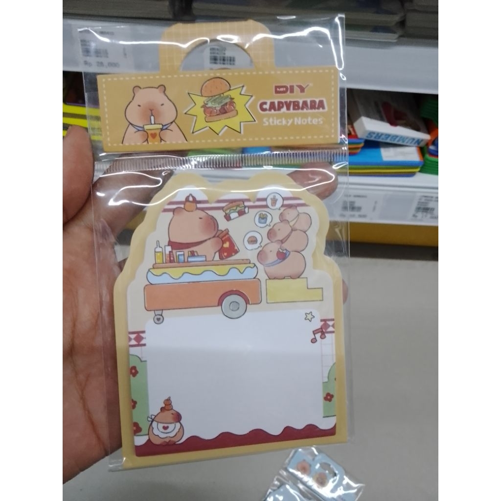 

[JASTIP MR DIY] X Capybara Sticky Notes