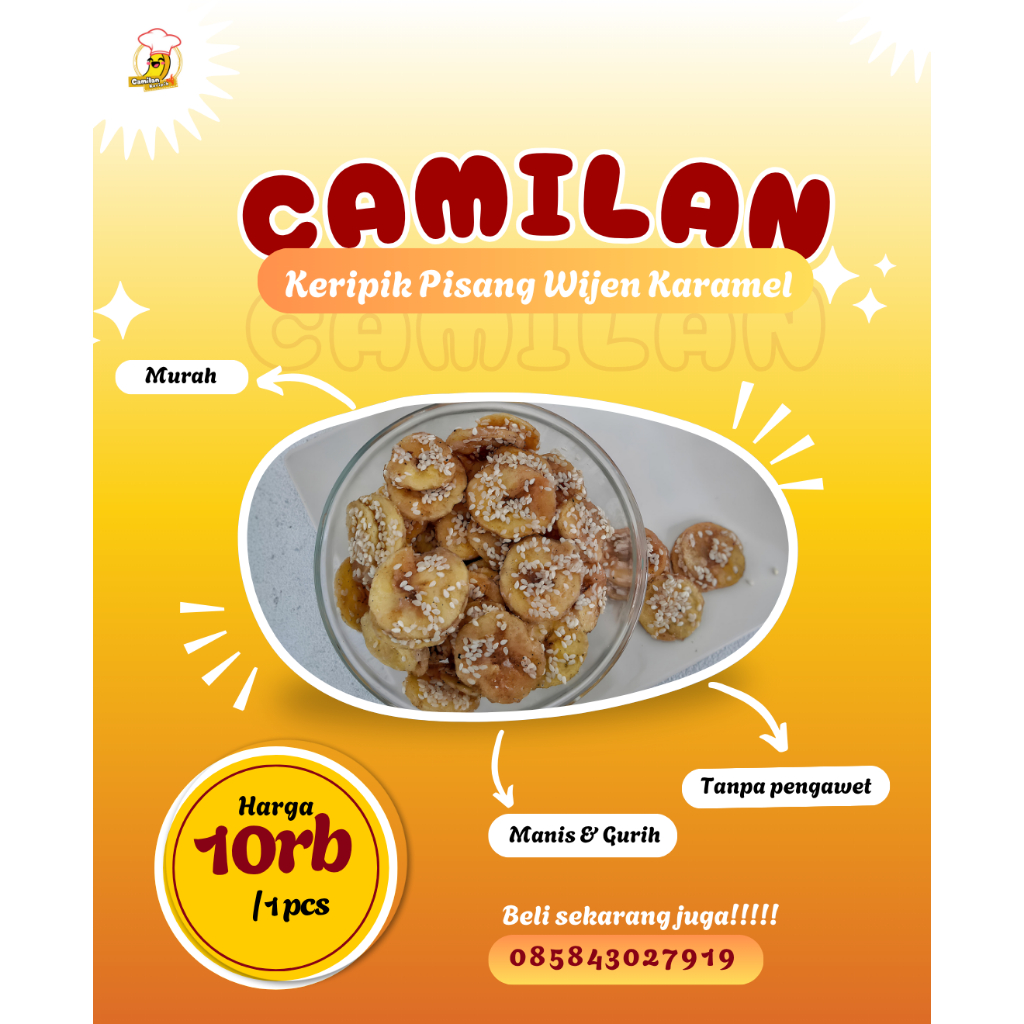 

Camilan Keripik Pisang Kediri