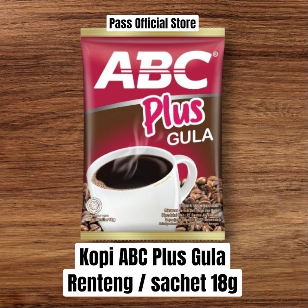 

Kopi ABC PLUS GULA 18gr