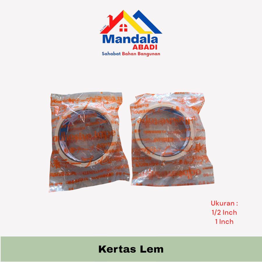 

Kertas Lem Ukuran 1/2 dan 1 Inch - 1/2 Inch