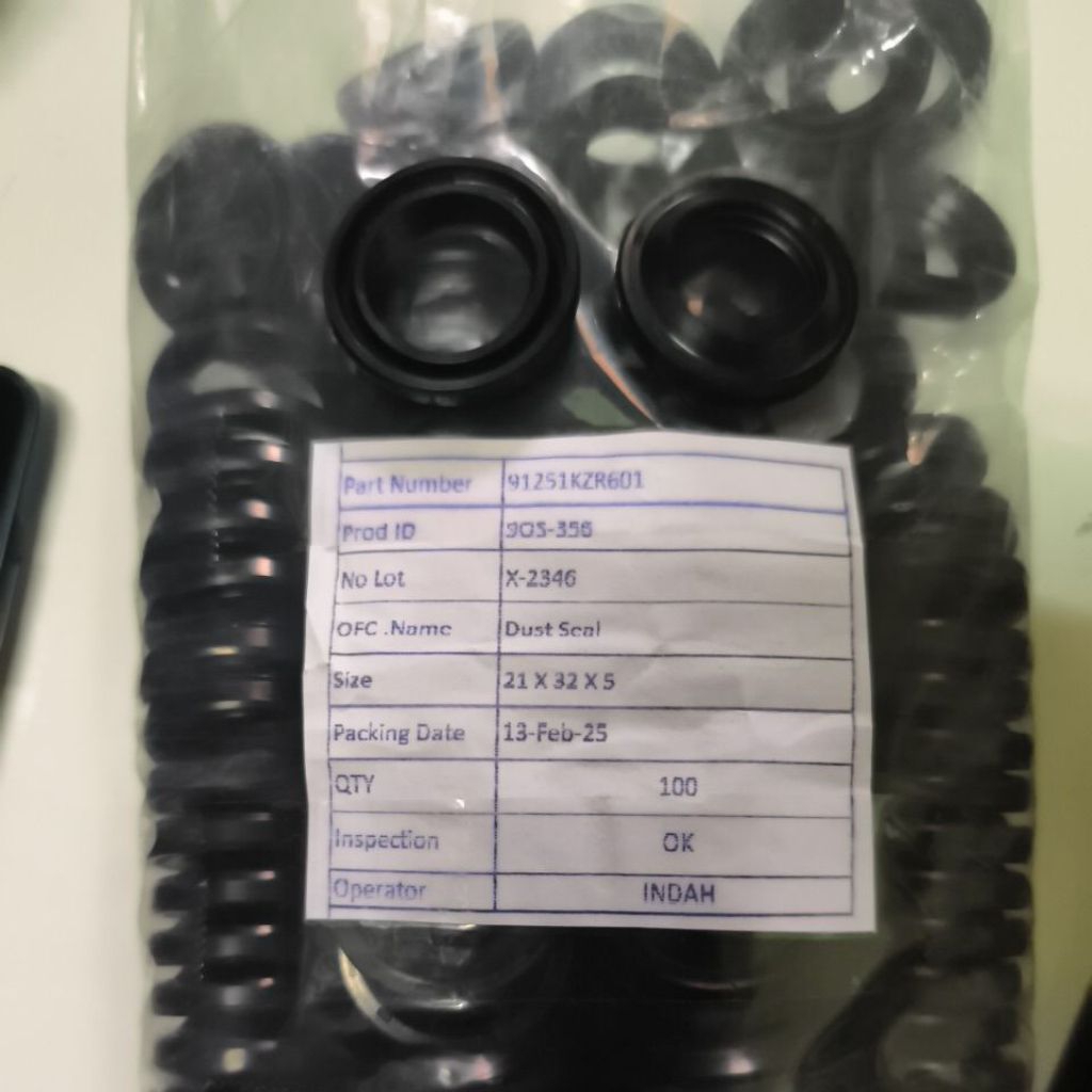 SEAL RODA DEPAN VARIO125/BEATESP/BEATPOP/VARIO150/SCOOPYDONAT