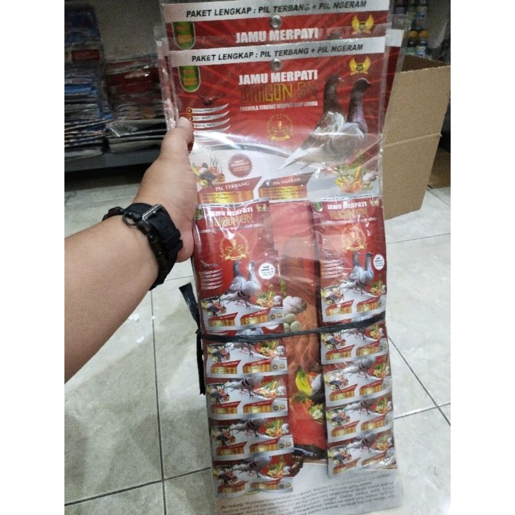 Dragon sn merpati/doping merpati/jamu merpati 1 RT PERSATUAN RENTENG