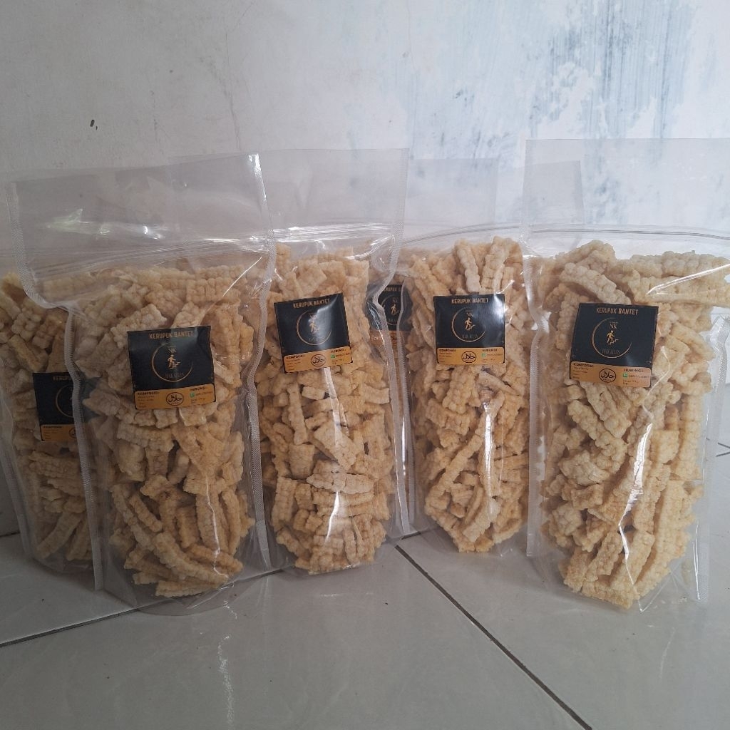 

Krupuk Bantet 170gr enak, gurih, renyah, kerupuk tapioka bantet
