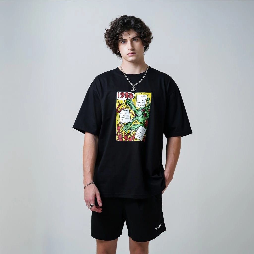 [COD] KAOS CELCIUS 1998 DRAGON HITAM PRIA/WANITA