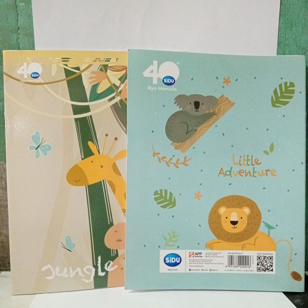 

Buku Sidu isi 38 lembar Rp 40.000/pack
