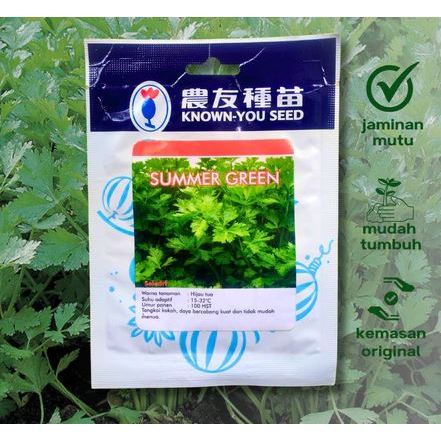 

Benih Seledri SUMMER GREEN 10 gram Known You Seed Tidak Cepat Menua