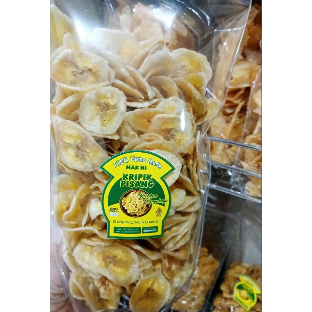 

Kripik Pisang Kepok rasa Original Gurih Manis