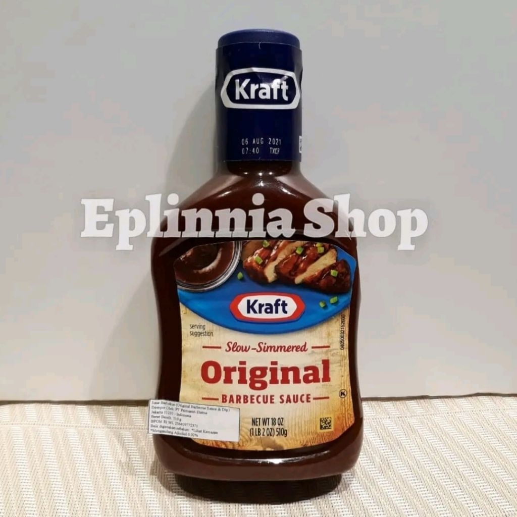 

Kraft Original Barbecue Sauce 510 gr - Saus Bbq