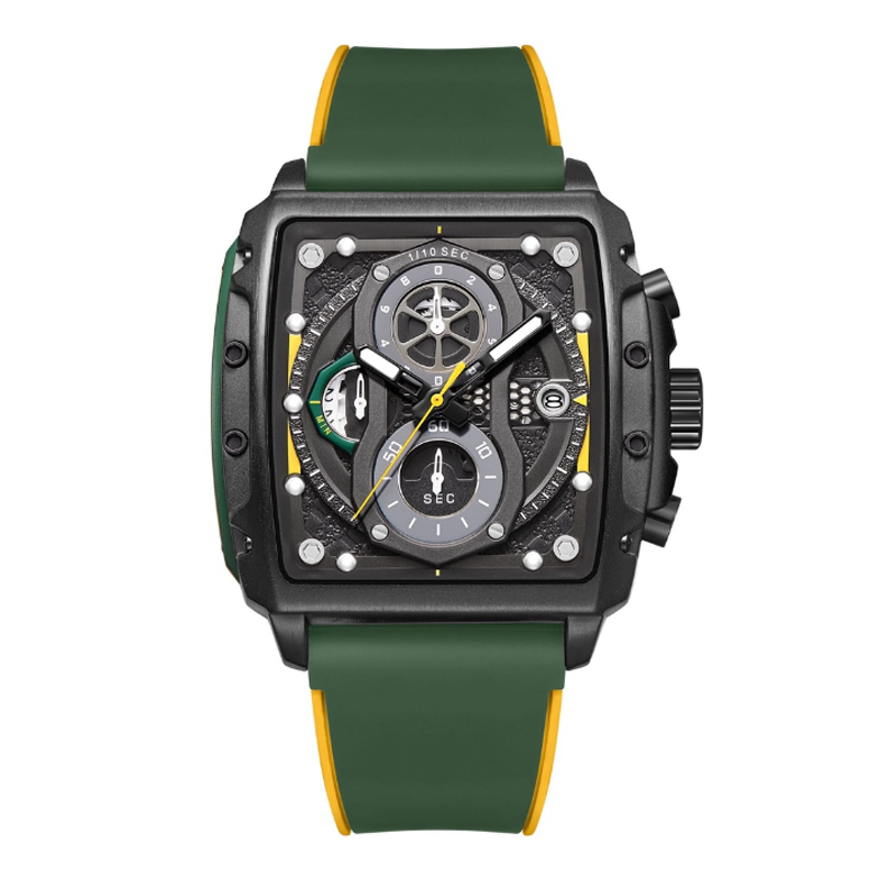 T5 H3920G Black Green MCRIPBAGN Jam Tangan Pria Original