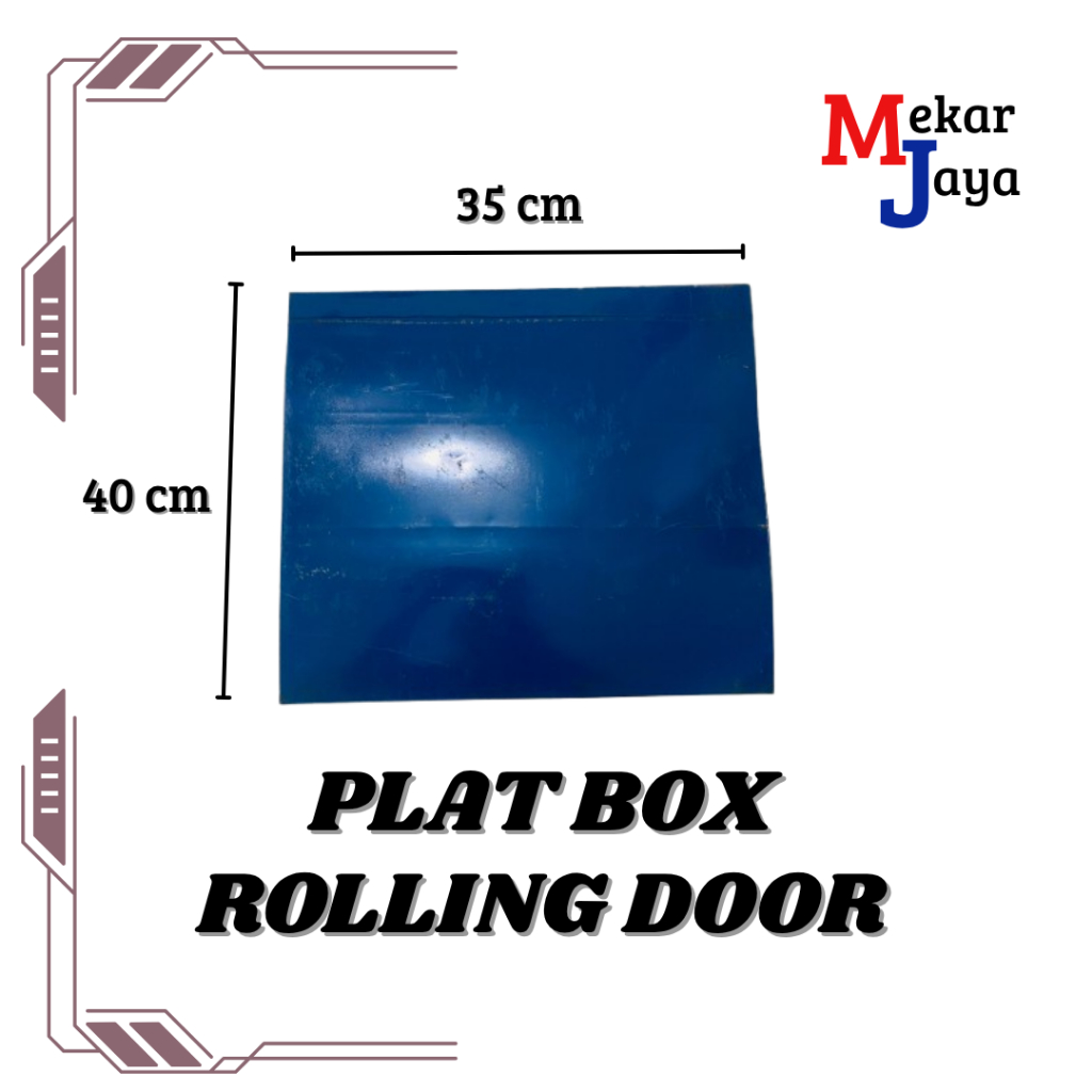 PLAT BOX ROLLING DOOR 35X40 CM