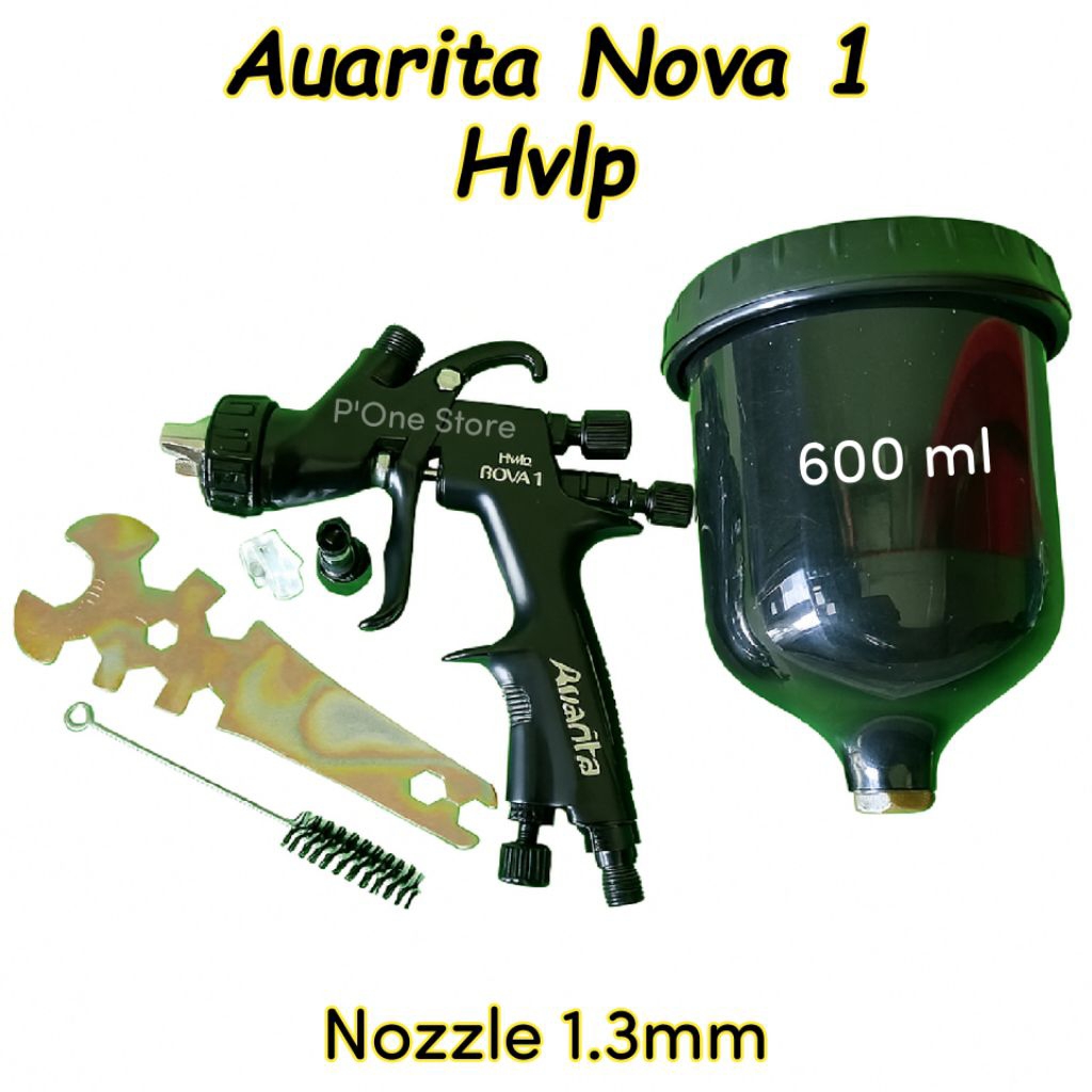 Spray Gun Auarita Nova 1 Hvlp Nozzle 1.3mm Cup 600ml