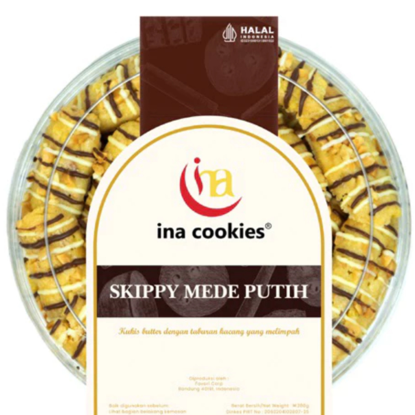 

Ina Cookies Skippy Mede Putih homemade