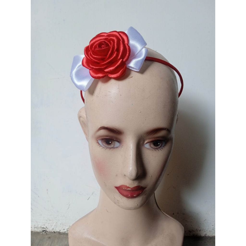 Bando merah putih, bando mawar, bando bunga