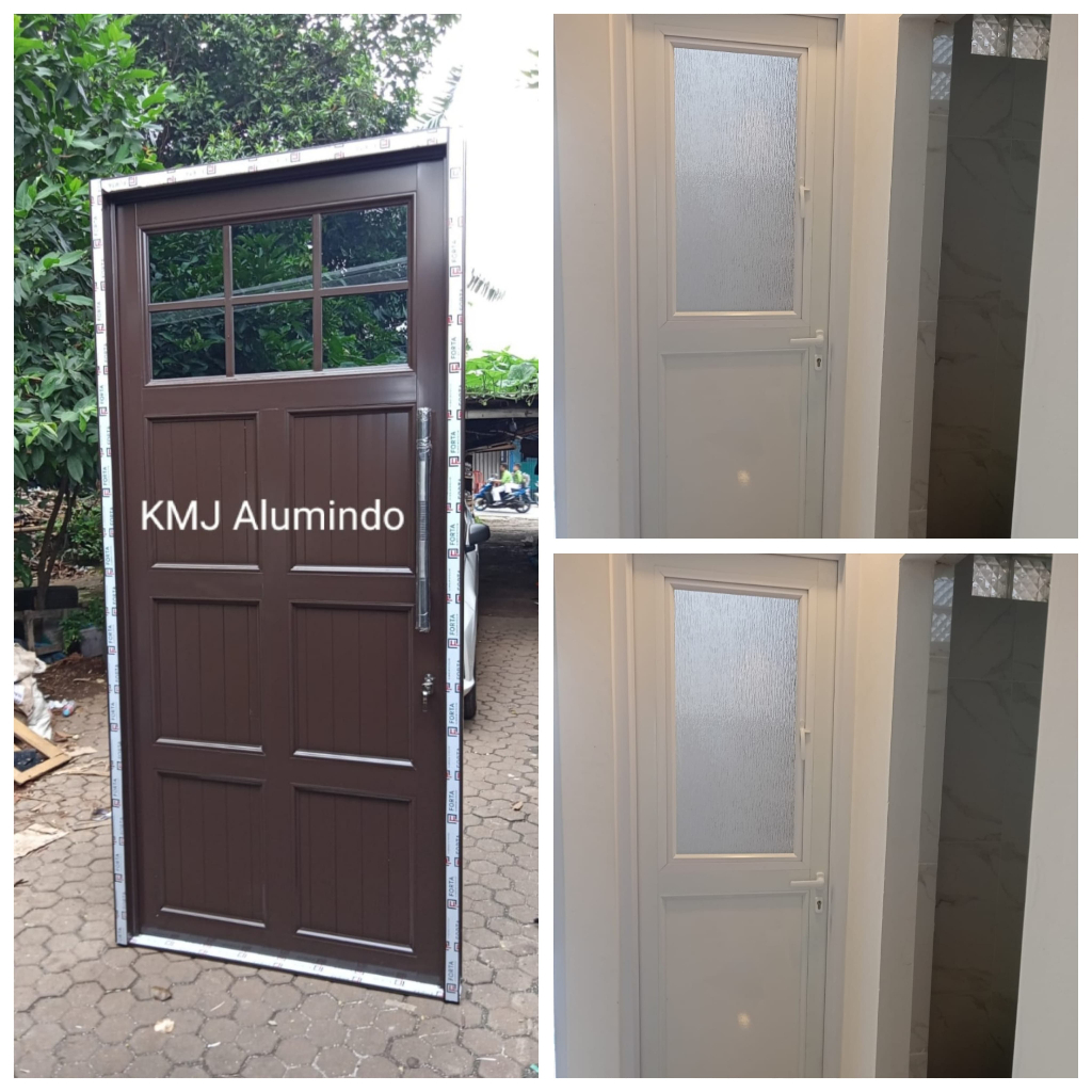 Pintu aluminium 3 unit uk. 70x200