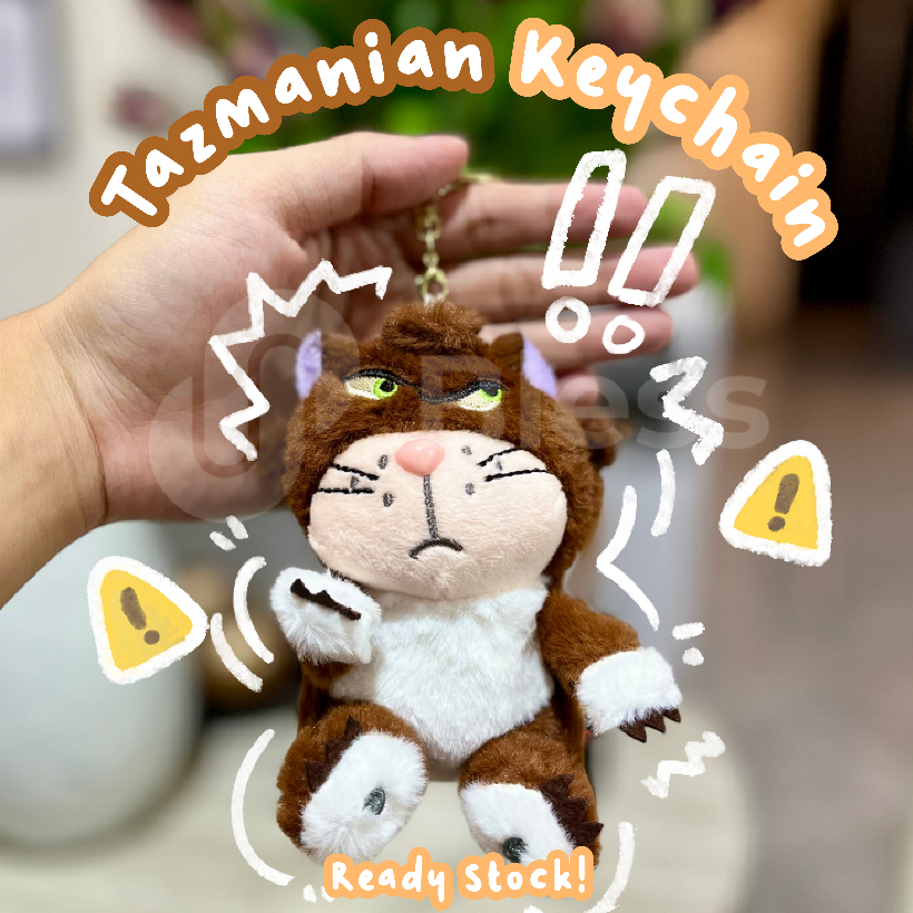 Gantungan Kunci Angry Cat Lucu Boneka Mini Kucing Marah untuk Tas & Hadiah Cewek Kekinian Bless Toys