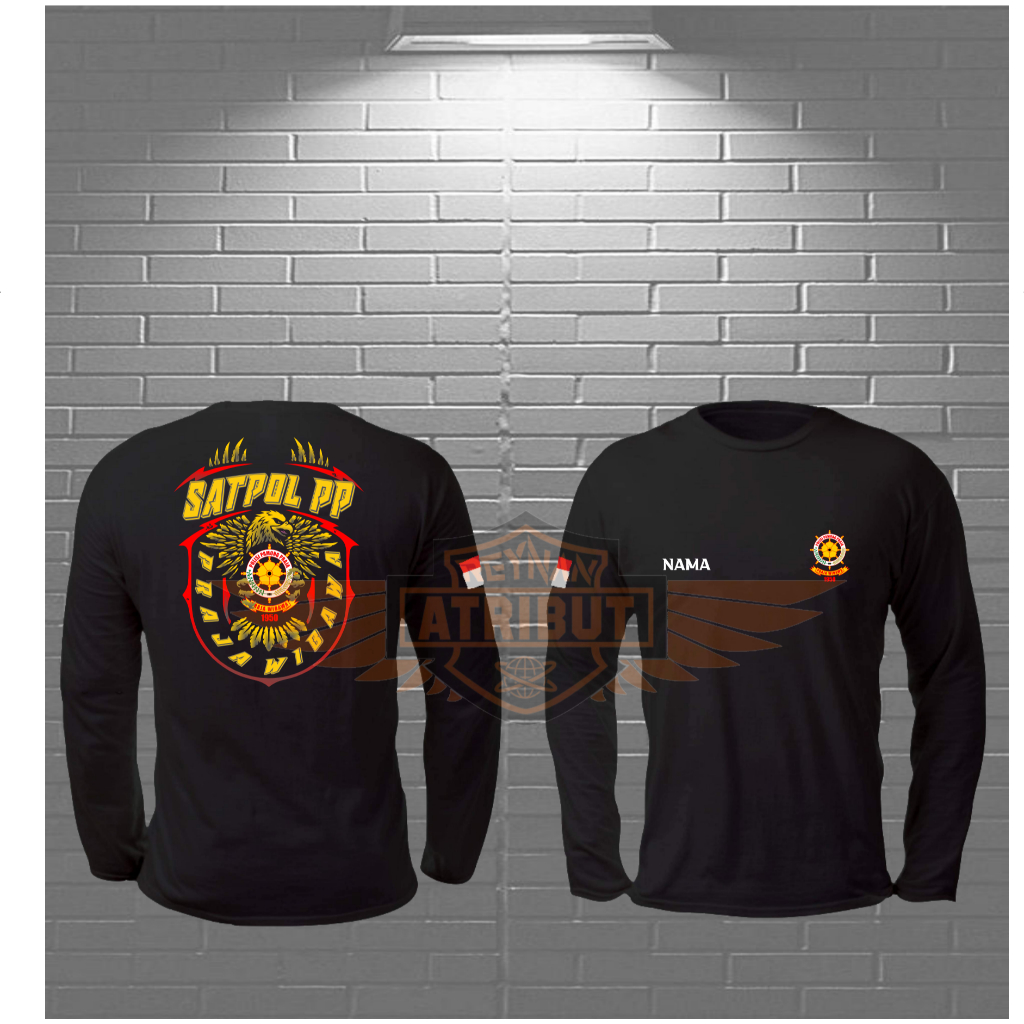 Kaos Lengan Panjang Satpol PP Satuan Polisi Pamong Praja