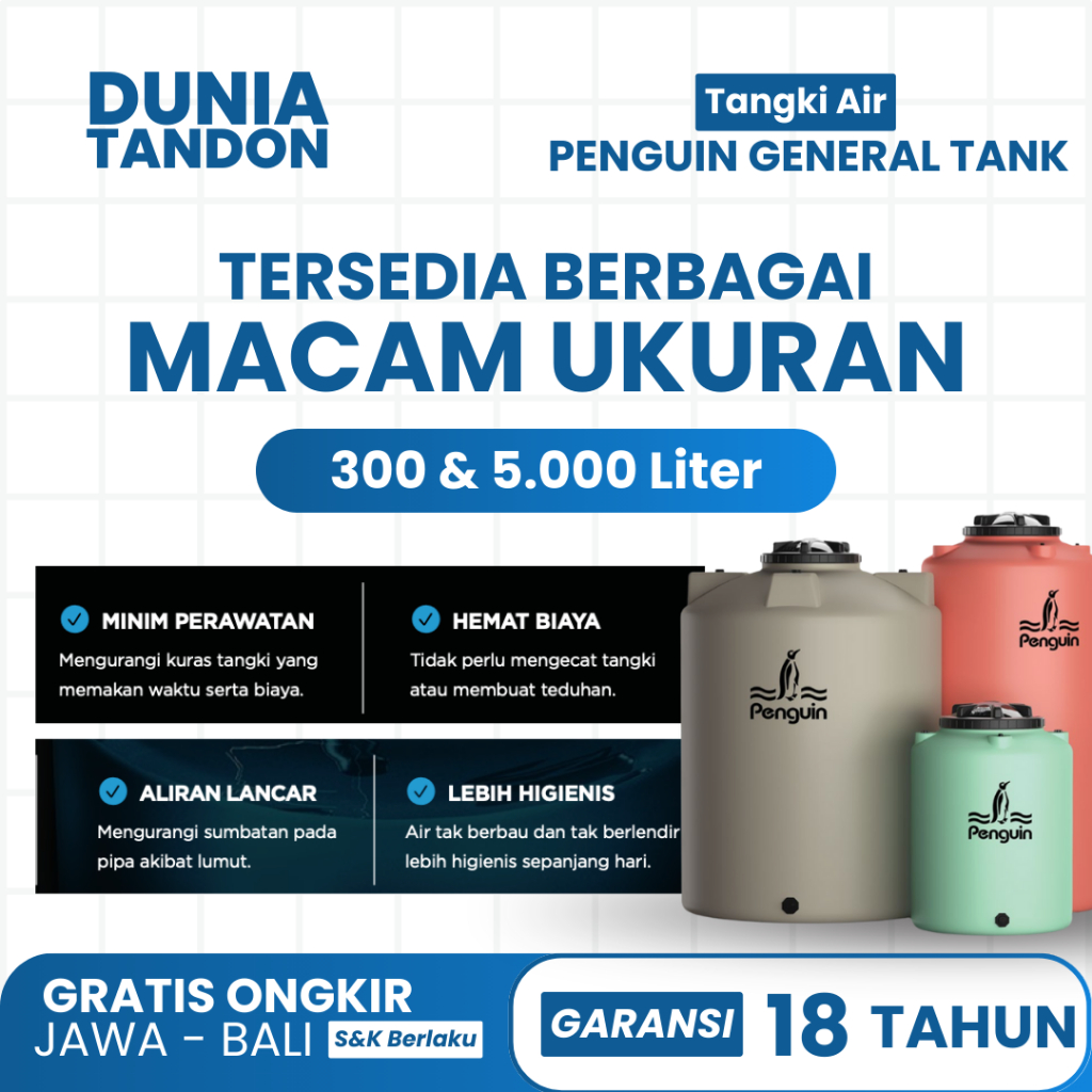 Penguin TB-220 2200 Liter Toren Tandon Tangki Air General Tank