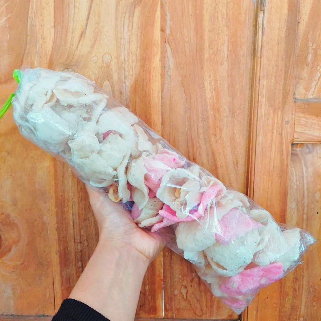 

Kerupuk Kotak Opak Gunting Khas Kediri Goreng Pasir