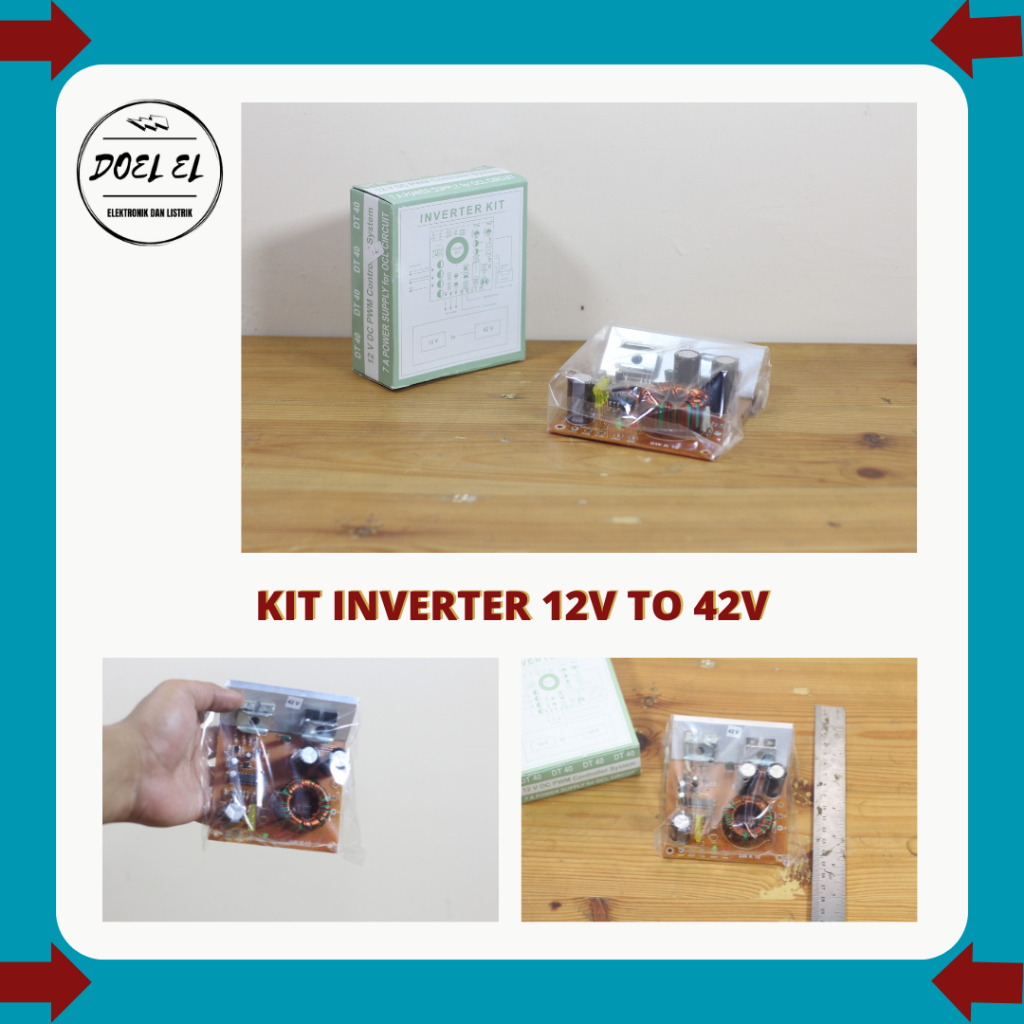 KIT INVERTER DC 12V TO 42V | INVERTER MOBIL 12V