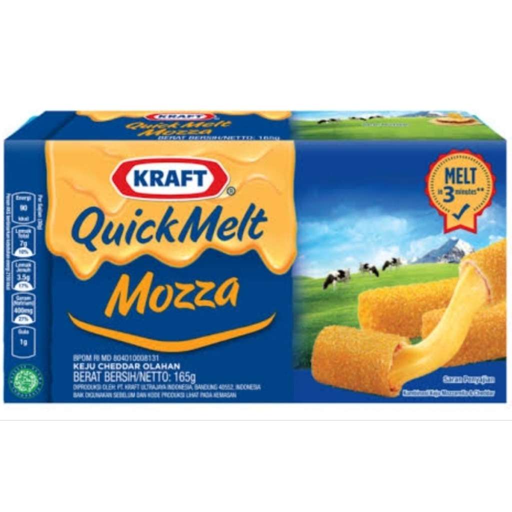 

kraft quick melt mozza 160 gram