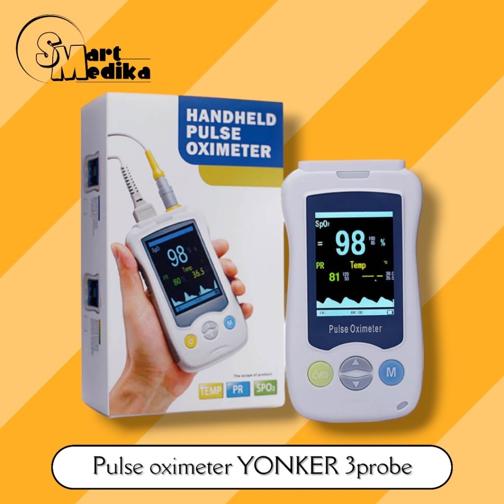 HANDHELD PULSE OXIMETER YONKER / PULSE OXIMETER YONKER YK8 MINI 3 PROBE