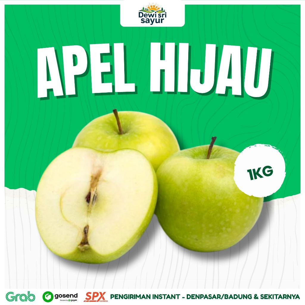 

Buah Apel Hijau 1kg – Dewi Sri Sayur
