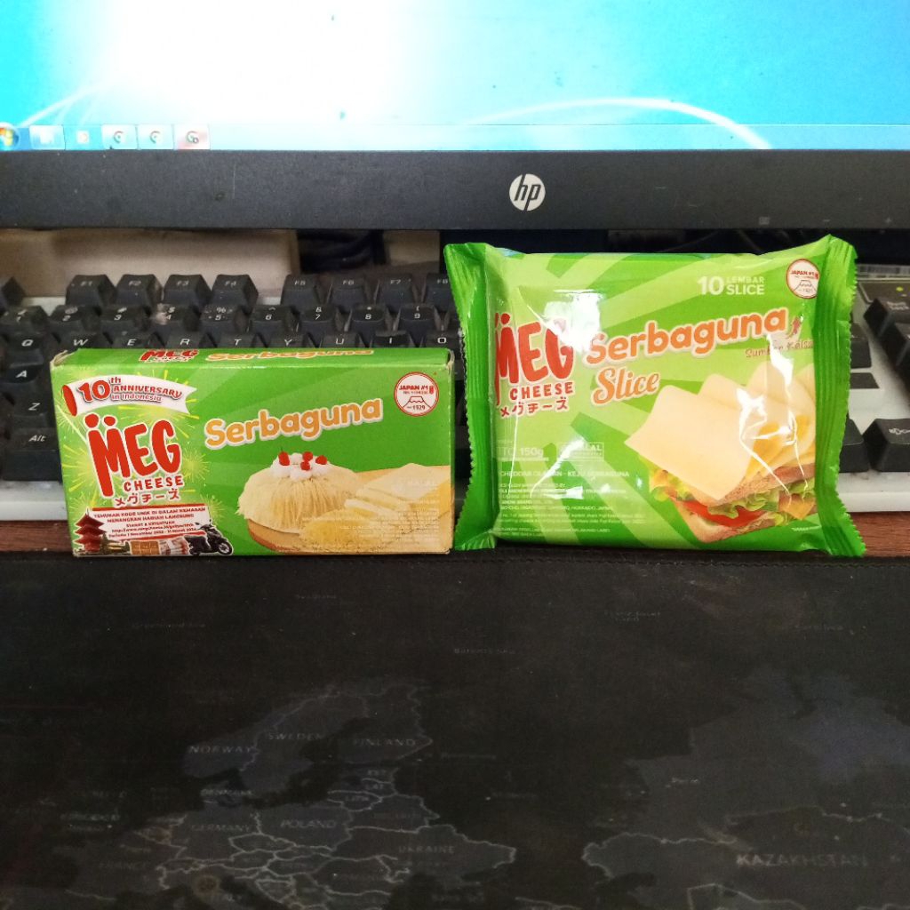 

MEG Keju Serbaguna Batang 160gr & Slice 10 Lembar | MEG Cheese Keju Serbaguna