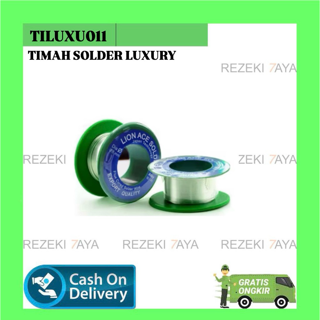 TIMAH SOLDER LUXURY / TENOL / SOLDER WIRE GULUNGAN 10 METER