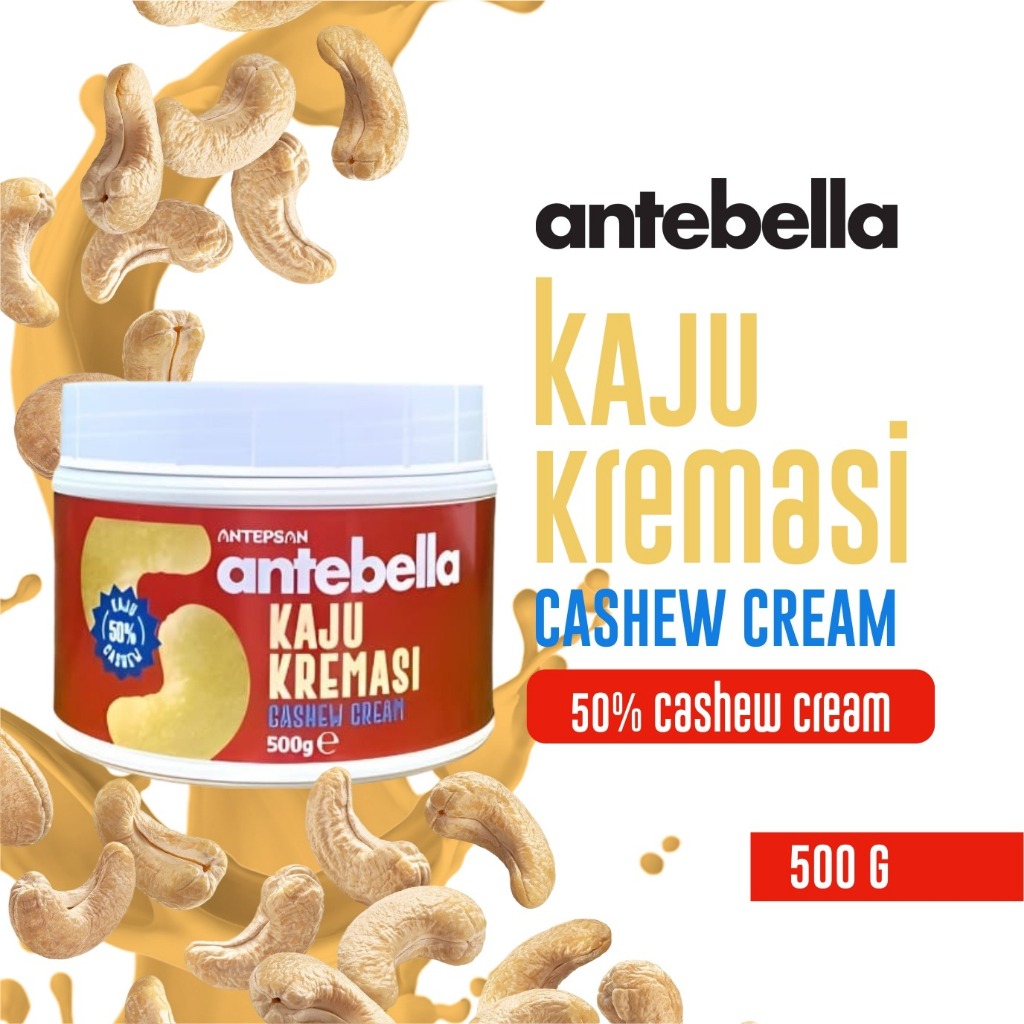 

Antebella Selai Kacang Mede 50% - 500g (Cashew Spread Cream)
