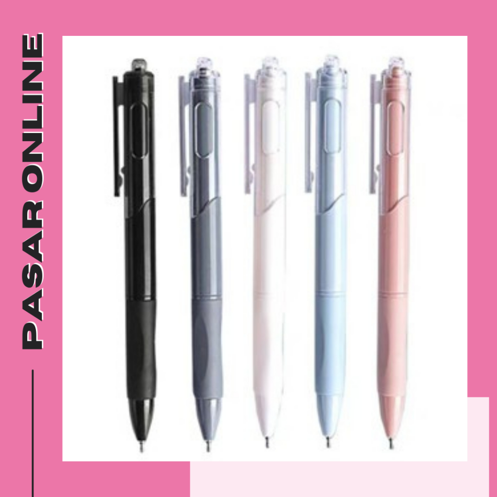 

Pulpen Gel Retractable 4 Warna 0.5mm Ink Water Base 1 PCS Panjang 145mm Y1832