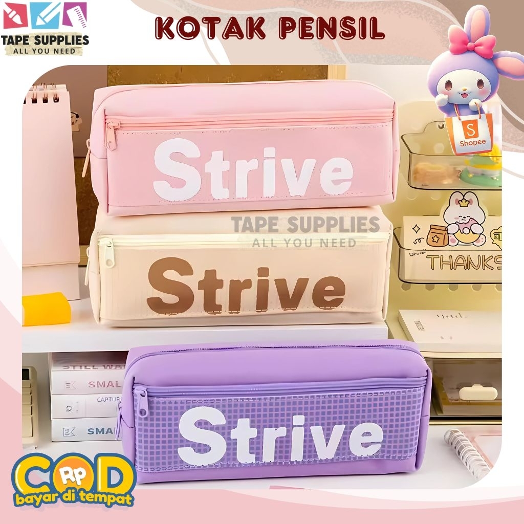 

Kotak Pensil STRIVE Pencil Case Serbaguna KOTAK PENSIL SIMPLE