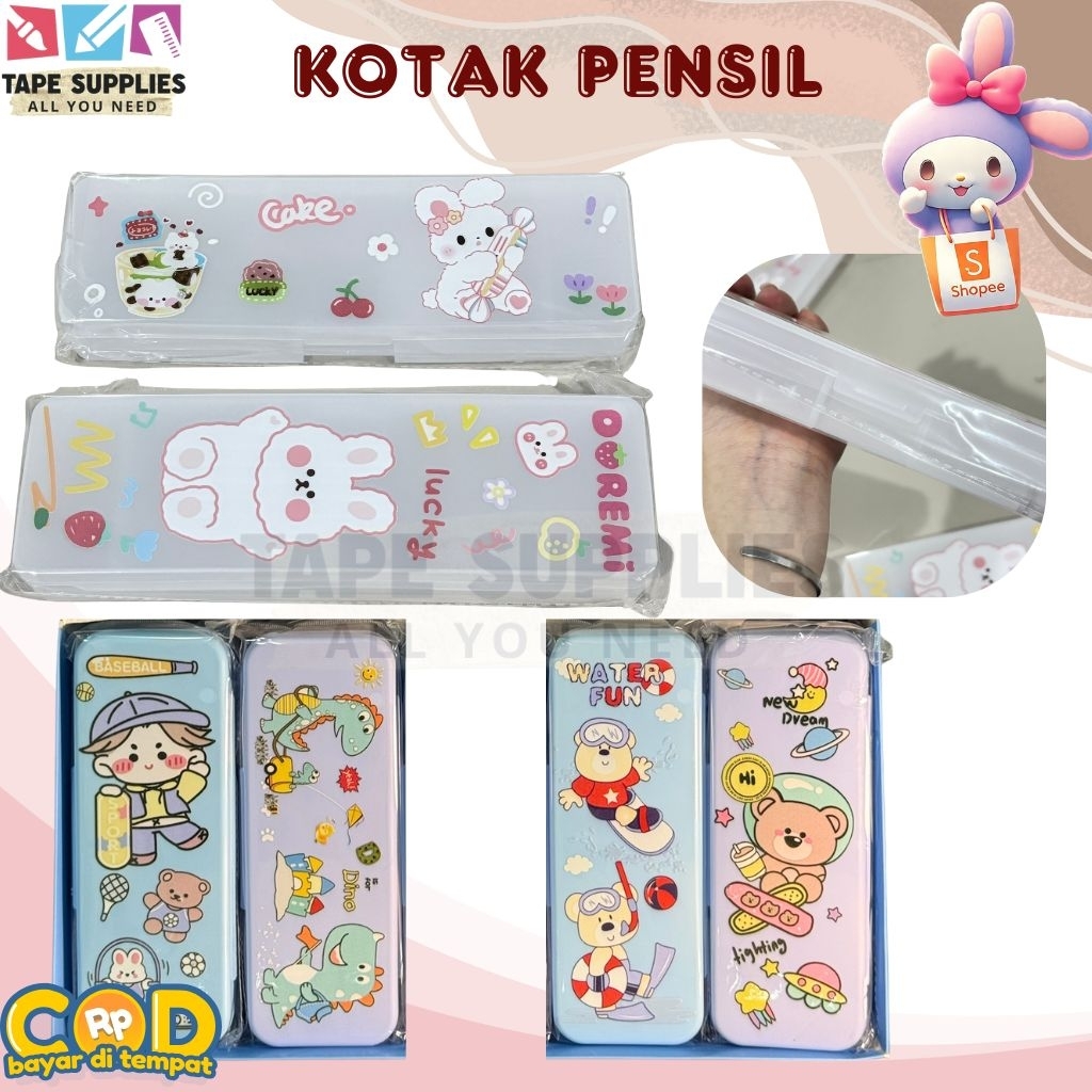 

Kotak Pensil SUSUN MURAH BERKUALITAS - Pencil Case Anak Sekolah Cewek Cowok