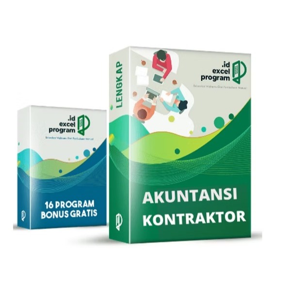 SOFTWARE APLIKASI LAPORAN KEUANGAN AKUNTANSI EXCEL TERMURAH VERSI LENGKAP (PERUSAHAAN KONTRAKTOR)