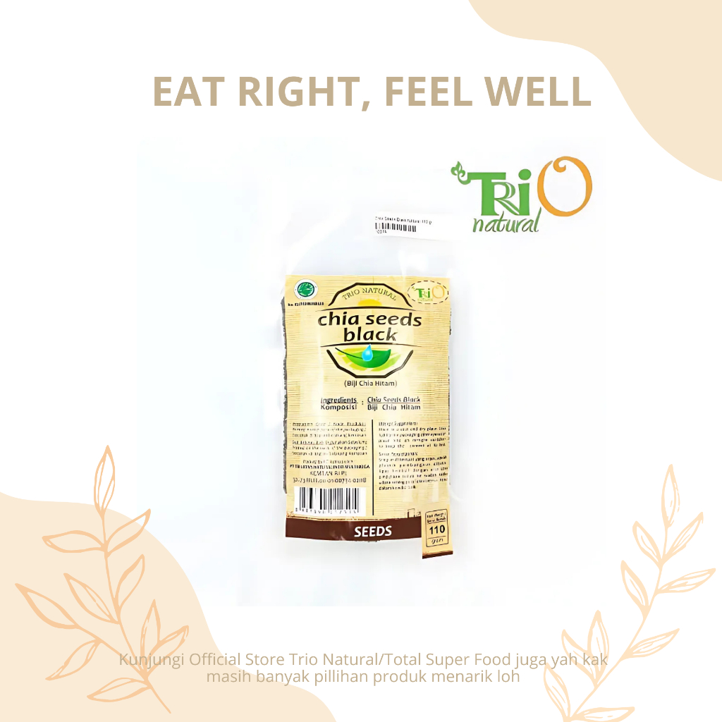 

TRIO NATURAL Black Chia Seeds / Biji Chia Hitam