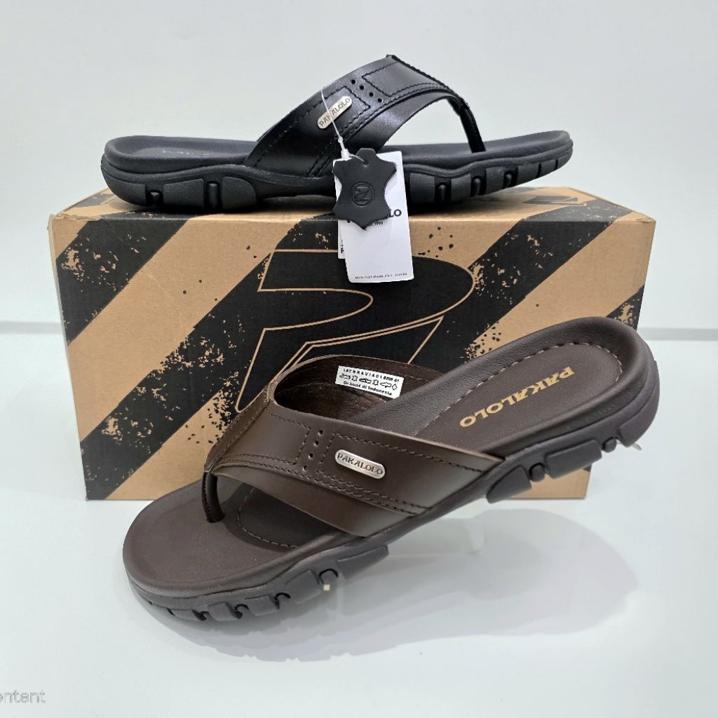 Sandal Kulit Pria Pakalolo Bravia 01 (Original)